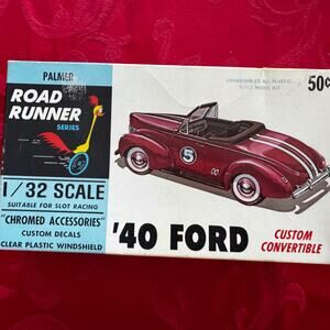 Vintage Palmer Road Runner ’40 Ford 1/32 Scale Custom Convertible Kit